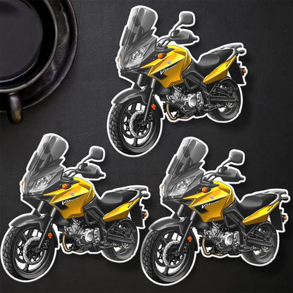Suzuki V-Strom 650 2006-11 Inspired Stickers - Set of 3 Biker Motorcycle Decals
