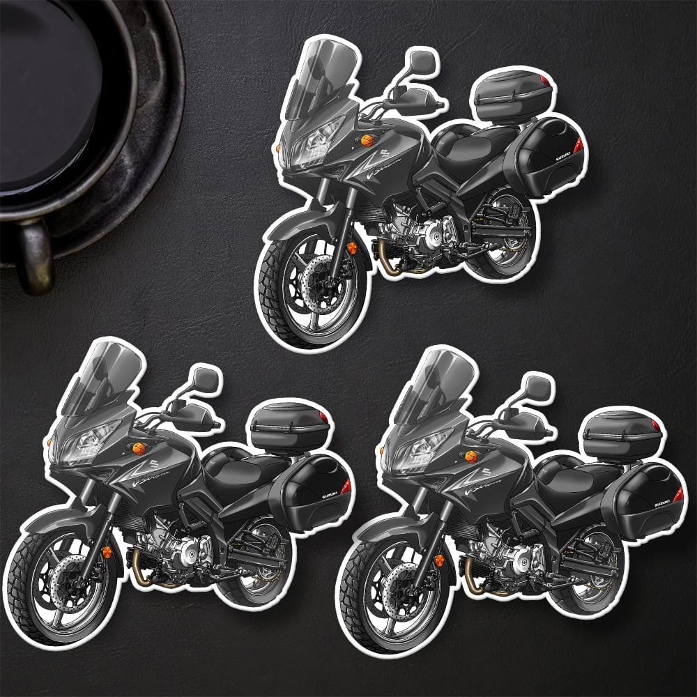 Suzuki V-Strom 650 2006-11 Inspired Stickers - Set of 3 Biker Motorcycle Decals