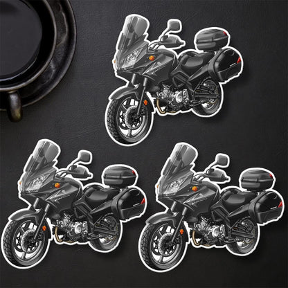 Suzuki V-Strom 650 2006-11 Inspired Stickers - Set of 3 Biker Motorcycle Decals