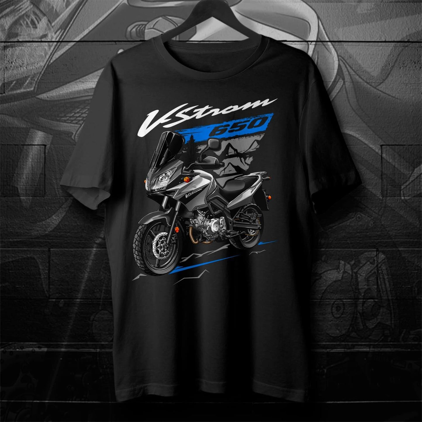 Suzuki V-Strom 650 2004-06 Inspired T-Shirt - Motorcycle Tee Shirt