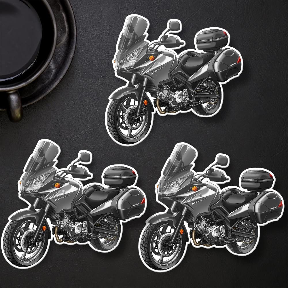 Suzuki V-Strom 650 2006-11 Inspired Stickers - Set of 3 Biker Motorcycle Decals