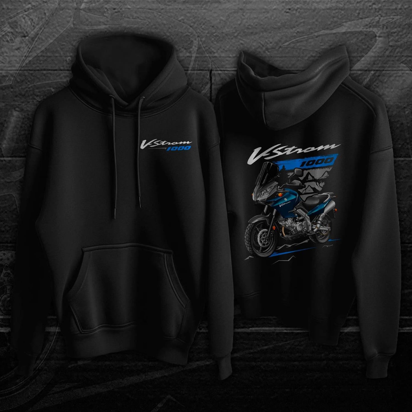 Suzuki V-Strom 1000 2002-06 Inspired Hoodie - Motorcycle Sweatshirt