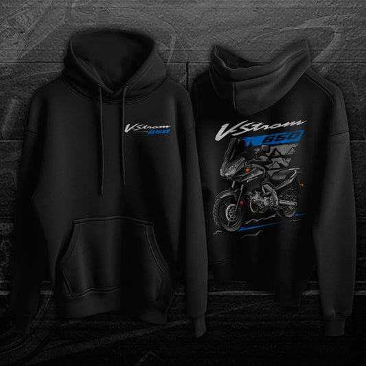 Suzuki V-Strom 650 2004-06 Inspired Hoodie - Motorcycle Sweatshirt