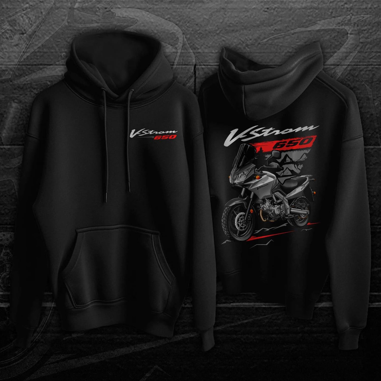 Suzuki V-Strom 650 2004-06 Inspired Hoodie - Motorcycle Sweatshirt