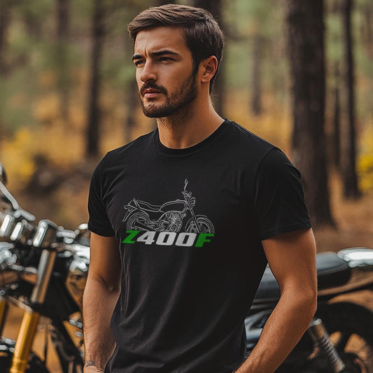 Kawasaki Z400F & KZ400F Inspired T-Shirt - Motorcycle Tee Shirt for Riders