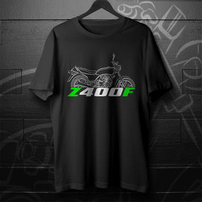 Kawasaki Z400F & KZ400F Inspired T-Shirt - Motorcycle Tee Shirt for Riders
