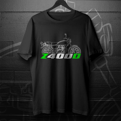 Kawasaki Z400D & KZ400D Inspired T-Shirt - Motorcycle Tee Shirt for Riders