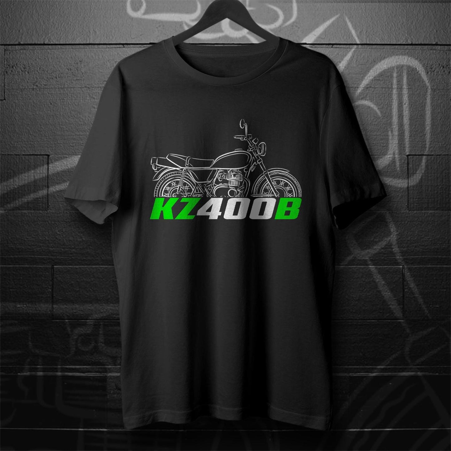 Kawasaki Z400B & KZ400B Inspired T-Shirt - Motorcycle Tee Shirt for Riders