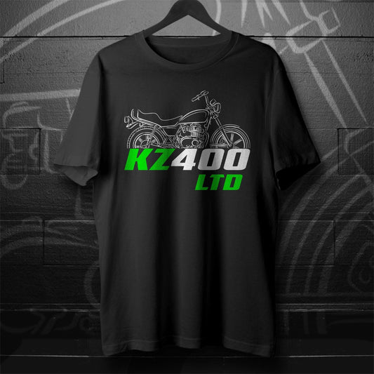 Kawasaki Z400 & KZ400 LTD Inspired T-Shirt - Motorcycle Tee Shirt for Riders