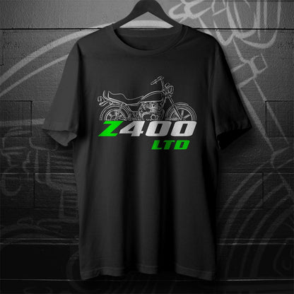 Kawasaki Z400 & KZ400 LTD Inspired T-Shirt - Motorcycle Tee Shirt for Riders