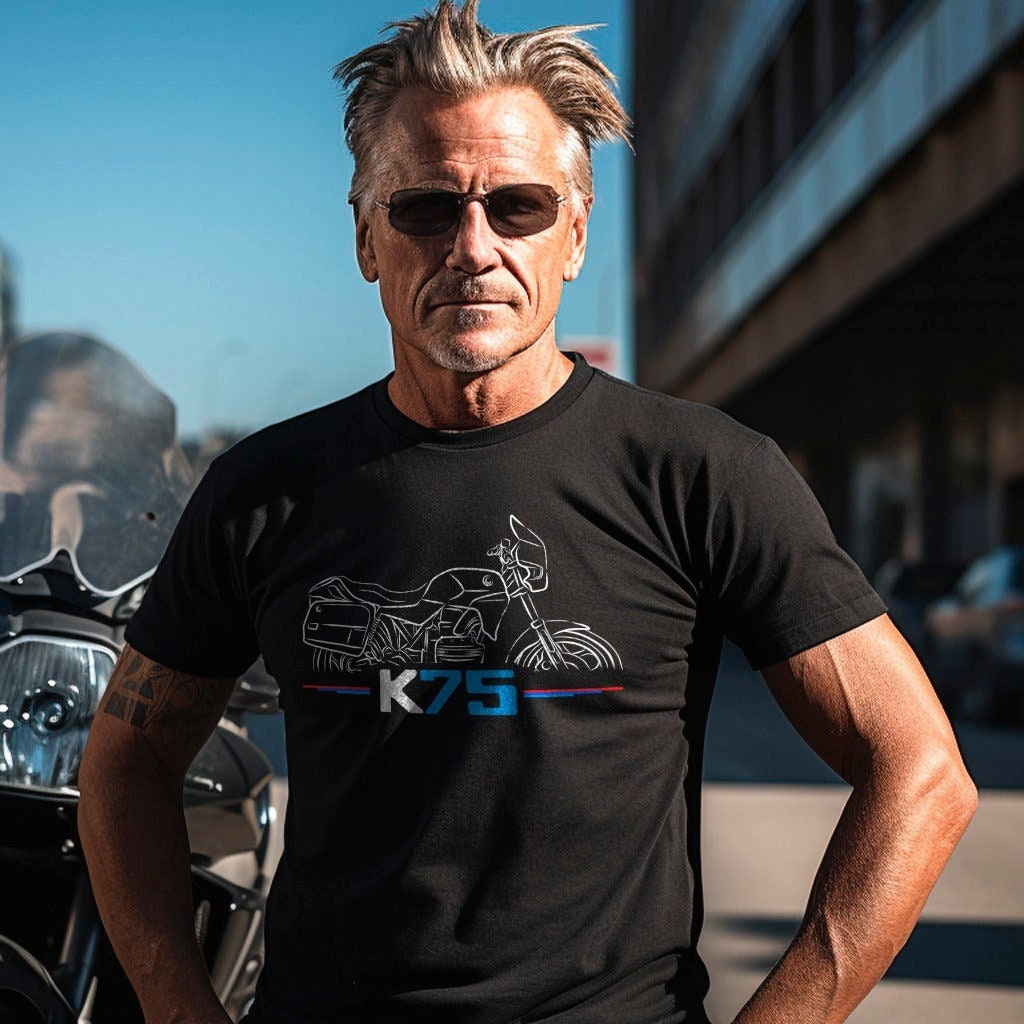 BMW K75 T-Shirt - Motorcycle Tee Shirt for Motorrad Riders