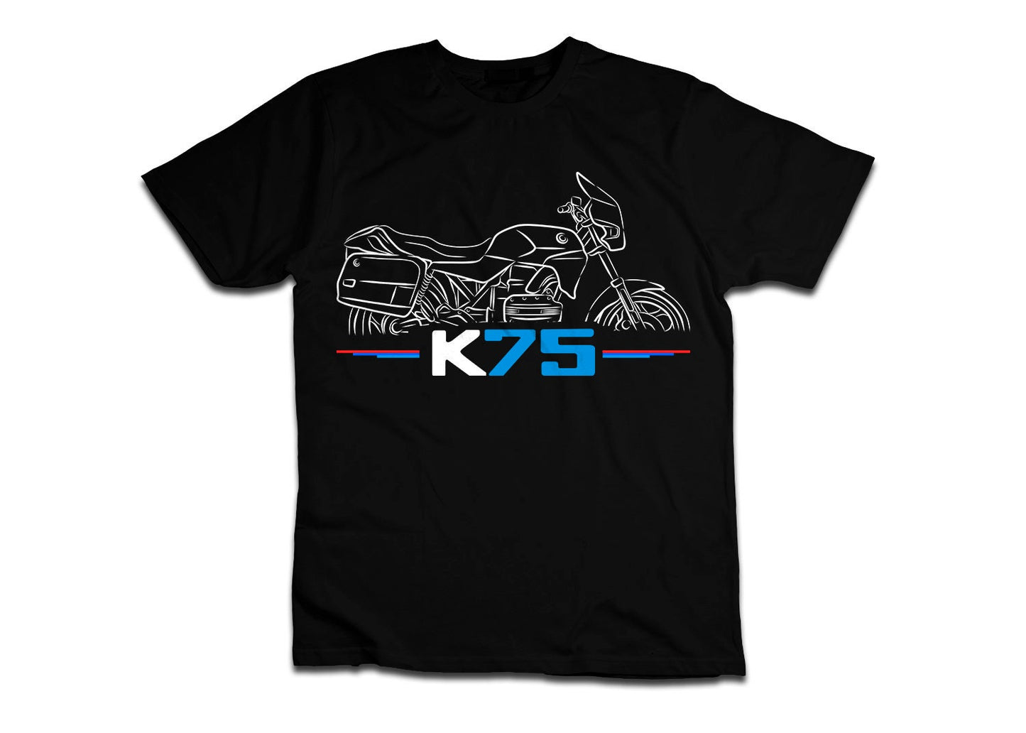 BMW K75 T-Shirt - Motorcycle Tee Shirt for Motorrad Riders