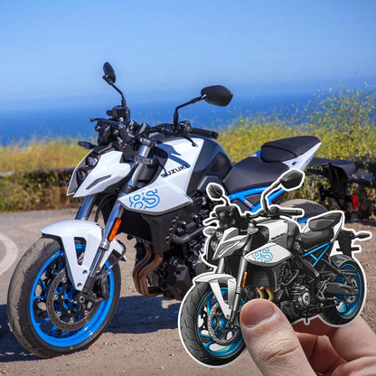 Suzuki GSX-8S Inspired Stickers - Set of 3 Biker Motorcycle Decals