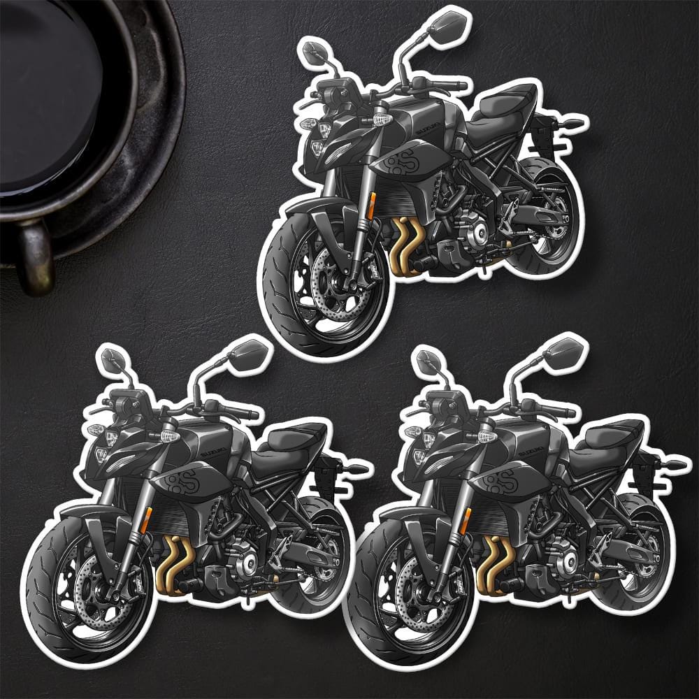 Suzuki GSX-8S Inspired Stickers - Set of 3 Biker Motorcycle Decals