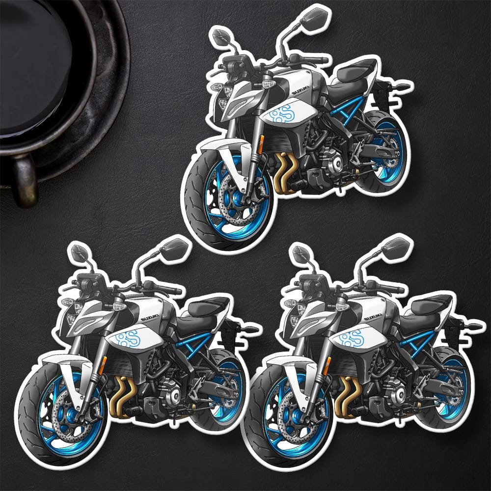 Suzuki GSX-8S Inspired Stickers - Set of 3 Biker Motorcycle Decals