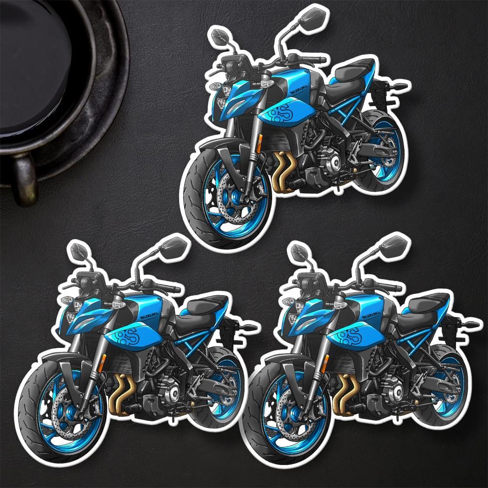 Suzuki GSX-8S Inspired Stickers - Set of 3 Biker Motorcycle Decals