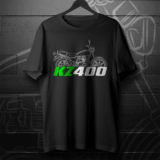 Kawasaki Z400 & KZ400 Inspired T-Shirt - Motorcycle Tee Shirt for Riders