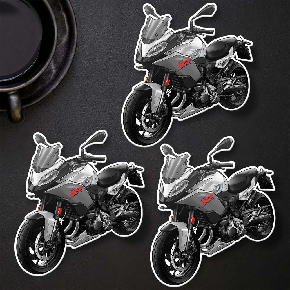 BMW F900XR Stickers - Set of 3 Motorcycle Decals for Motorrad Riders