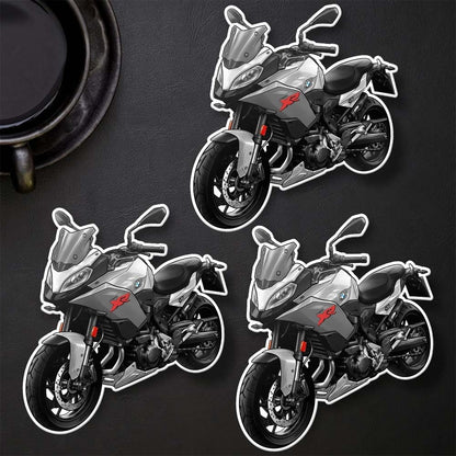 BMW F900XR Stickers - Set of 3 Motorcycle Decals for Motorrad Riders
