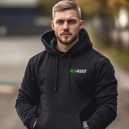 Kawasaki Z400 & KZ400 Inspired Hoodie - Motorcycle Sweatshirt for Riders