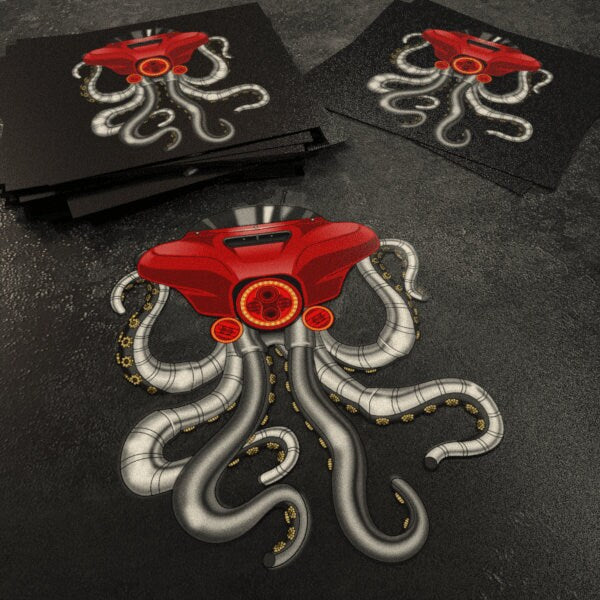 Harley Street Glide Stickers - Set of 3 Biker Motorcycle Decals