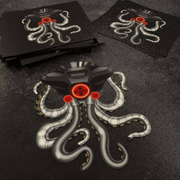 Harley Street Glide Stickers - Set of 3 Biker Motorcycle Decals