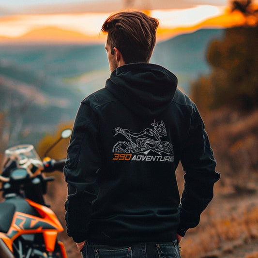 KTM 390 Adventure Hoodie - Motorcycle Sweatshirt for ADV Riders