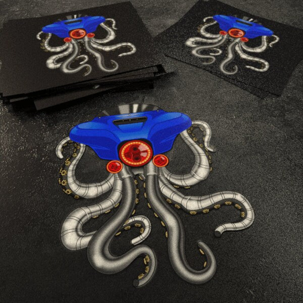 Harley Street Glide Stickers - Set of 3 Biker Motorcycle Decals