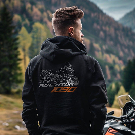 KTM 1090 Adventure Hoodie - Motorcycle Sweatshirt for ADV Riders