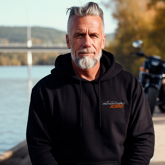 KTM 1090 Adventure Hoodie - Motorcycle Sweatshirt for ADV Riders