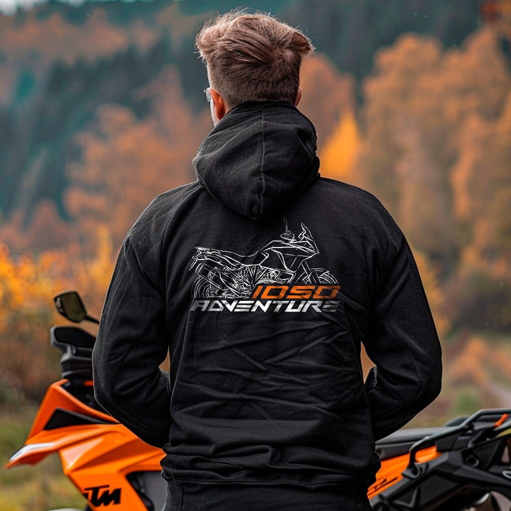 KTM 1050 Adventure Hoodie - Motorcycle Sweatshirt for ADV Riders