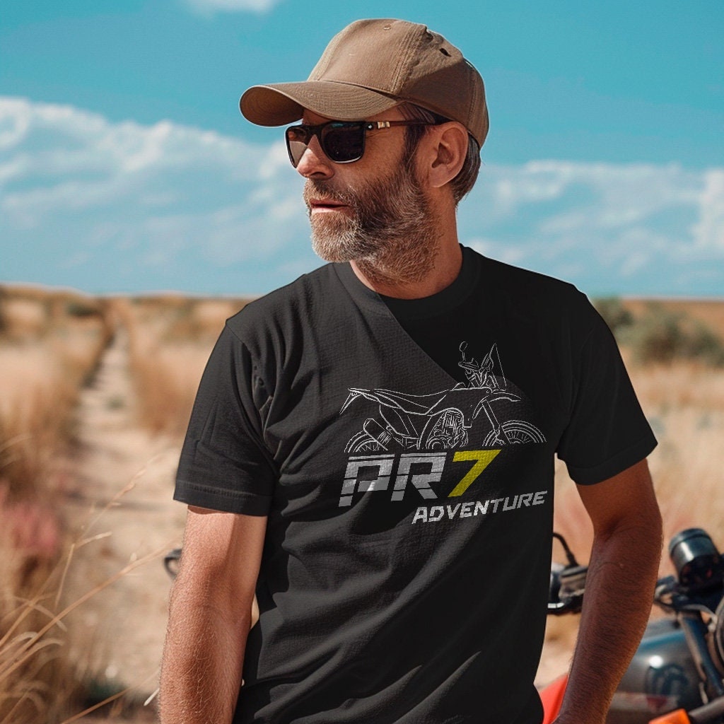 AJP PR7 Adventure 650 T-Shirt - Motorcycle Tee Shirt for ADV Riders