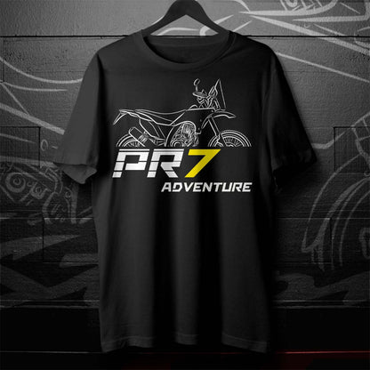 AJP PR7 Adventure 650 T-Shirt - Motorcycle Tee Shirt for ADV Riders
