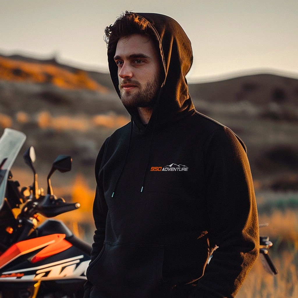 KTM 950 Adventure Hoodie - Motorcycle Sweatshirt for ADV Riders