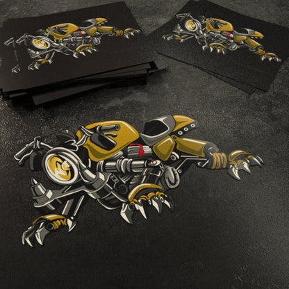 Harley Sportster Stickers - Set of 3 Biker Motorcycle Decals