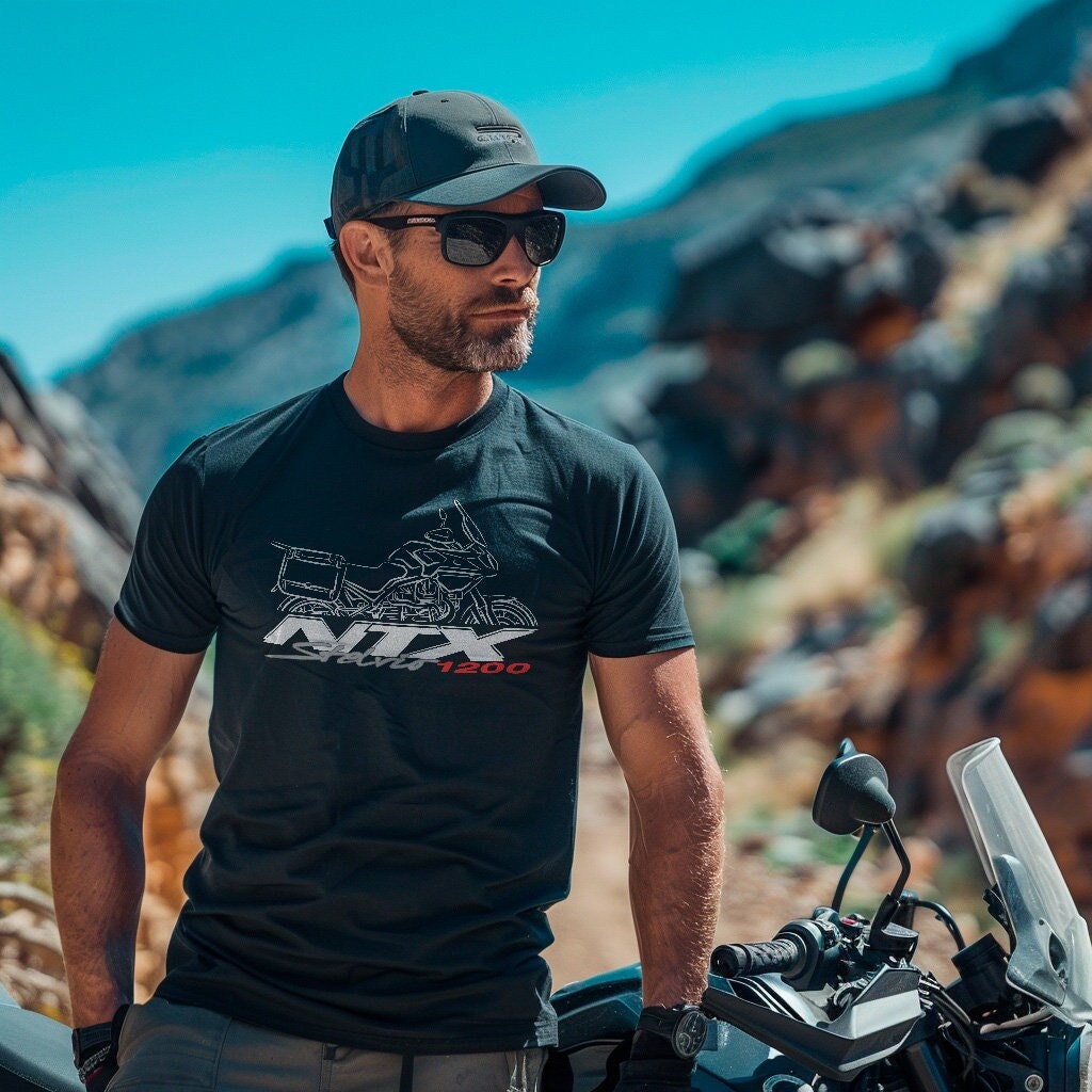 Moto Guzzi Stelvio T-Shirt - Motorcycle Tee Shirt for ADV Riders