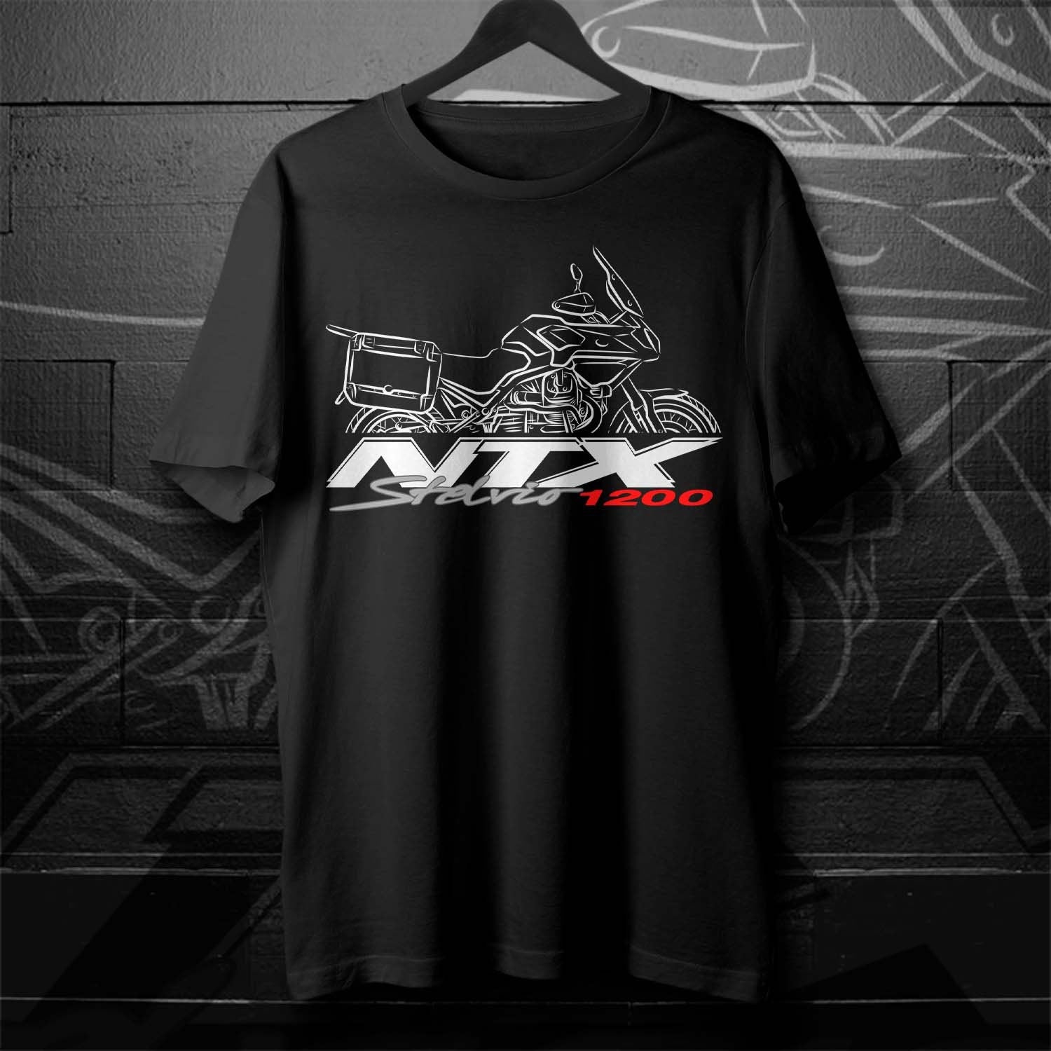 Moto Guzzi Stelvio T-Shirt - Motorcycle Tee Shirt for ADV Riders