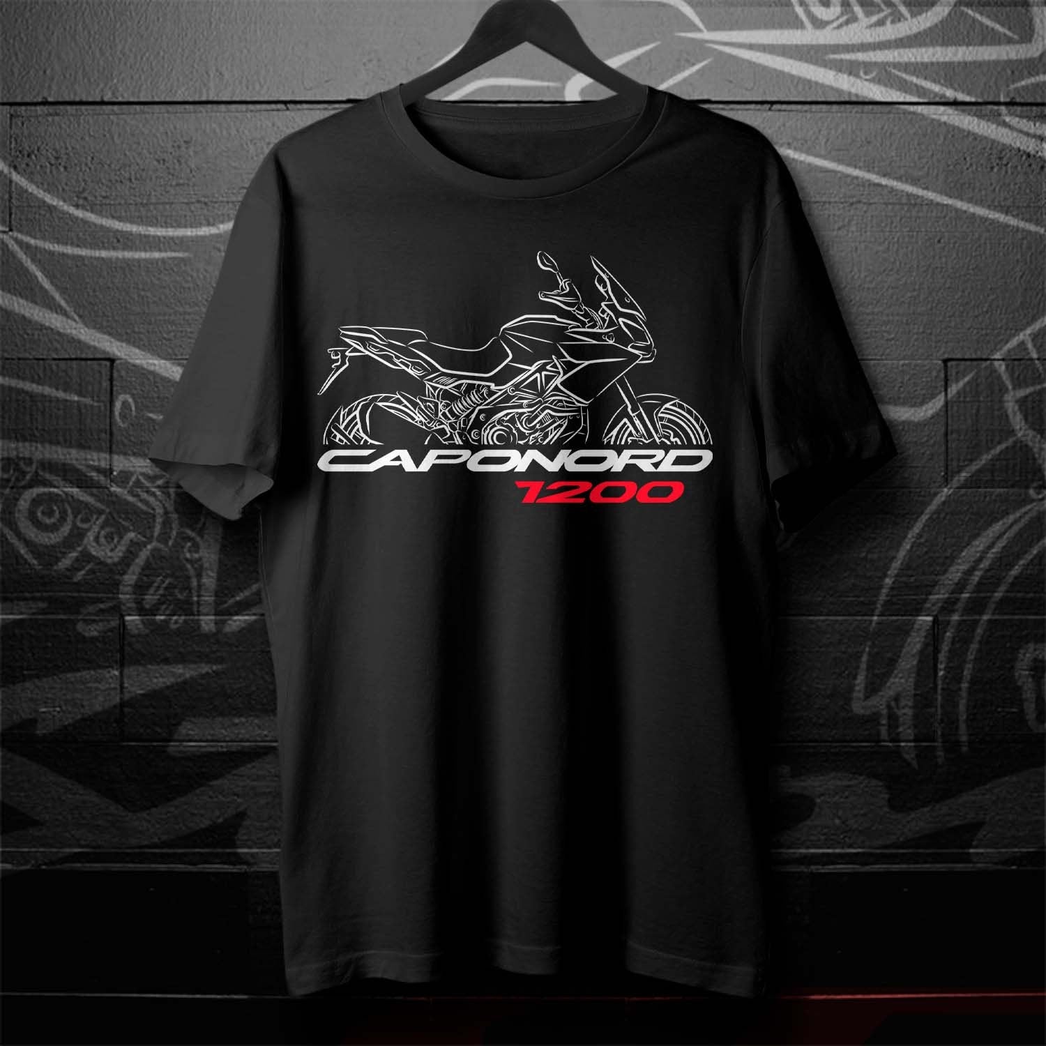 Aprilia Caponord 1200 T-Shirt - Motorcycle Tee Shirt for ADV Riders