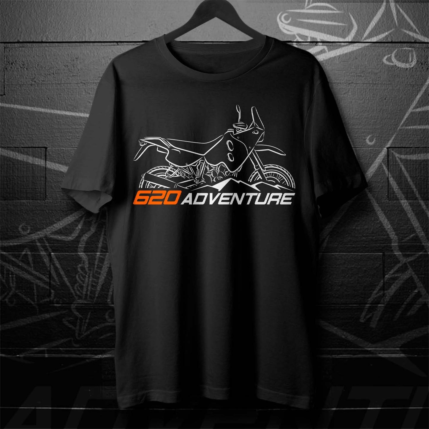 KTM 620 LC4 Adventure T-Shirt - Motorcycle Tee Shirt for ADV Riders