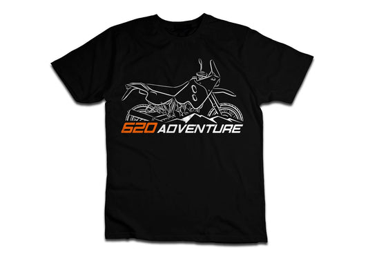 KTM 620 LC4 Adventure T-Shirt - Motorcycle Tee Shirt for ADV Riders
