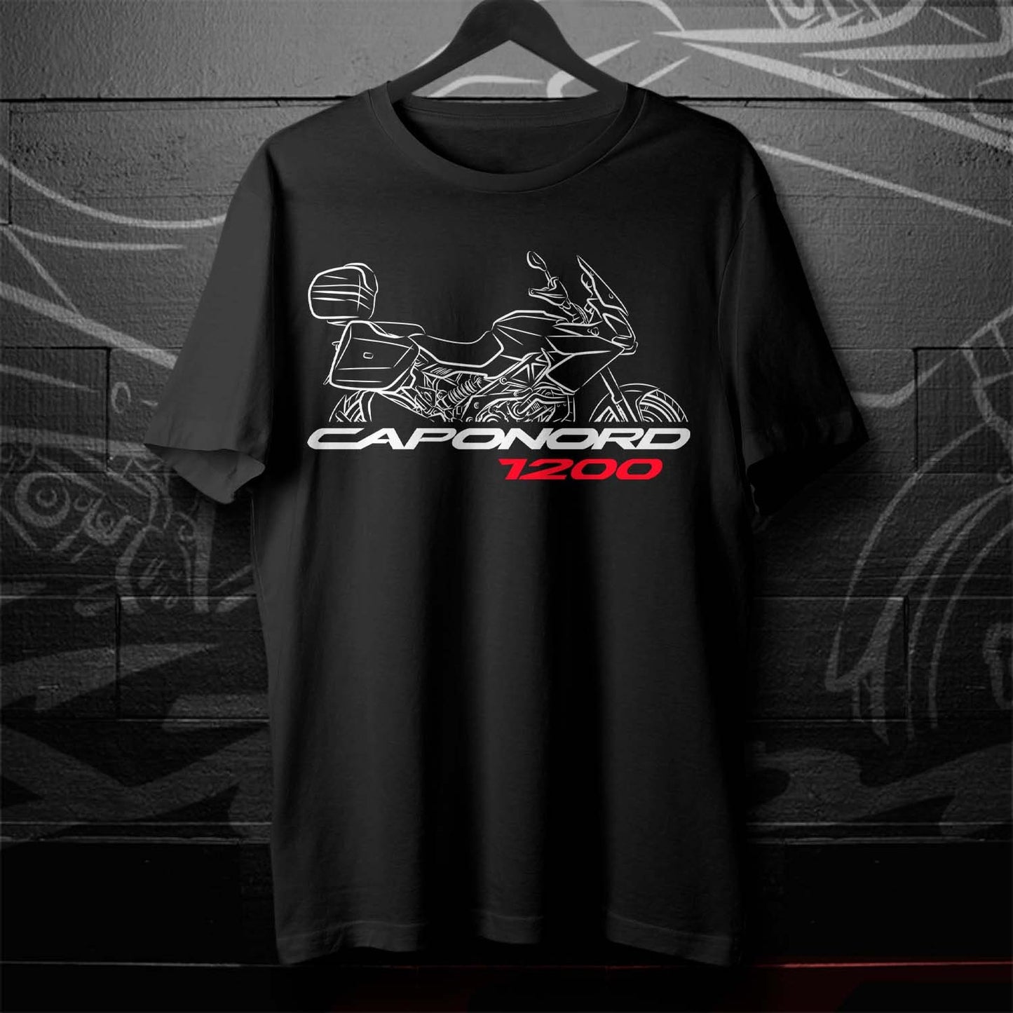 Aprilia Caponord 1200 T-Shirt - Motorcycle Tee Shirt for ADV Riders