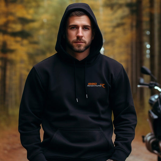 KTM 990 Adventure Hoodie - Motorcycle Sweatshirt for ADV Riders