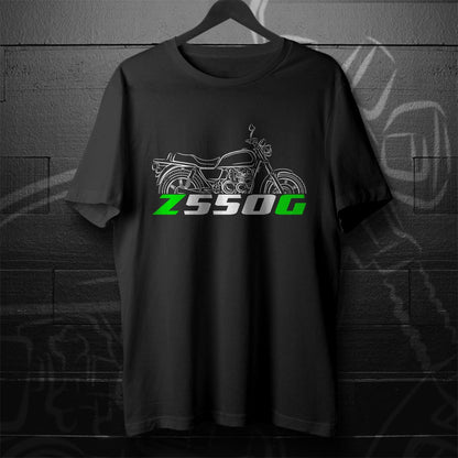 Kawasaki Z550G & GT550 Inspired T-Shirt - Motorcycle Tee Shirt for Riders