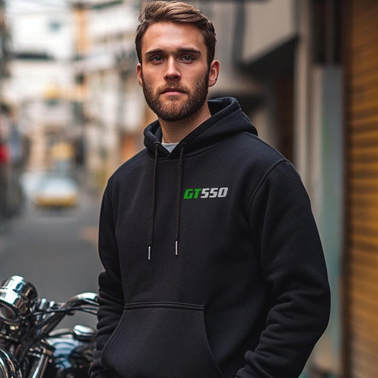 Kawasaki Z550G & GT550 Inspired Hoodie - Motorcycle Sweatshirt for Riders