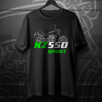 Kawasaki Z550 & KZ550 Sport Inspired T-Shirt - Motorcycle Tee Shirt for Riders