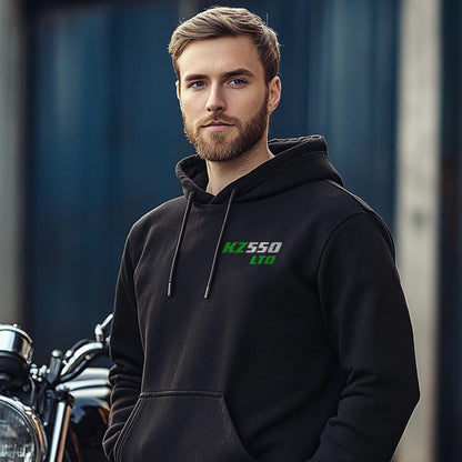 Kawasaki Z550 & KZ550 LTD Inspired Hoodie - Motorcycle Sweatshirt for Riders