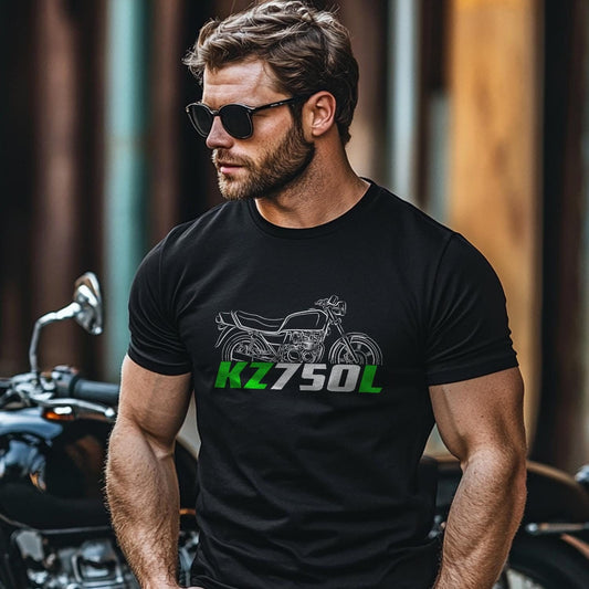 Kawasaki Z750L & KZ750L 1983-1984 Inspired T-Shirt - Motorcycle Tee Shirt for Riders