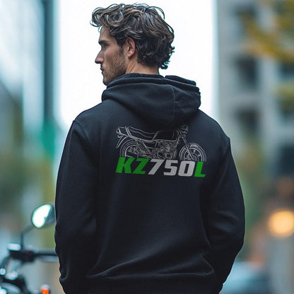 Kawasaki Z750L & KZ750L 1983-1984 Inspired Hoodie - Motorcycle Sweatshirt for Riders