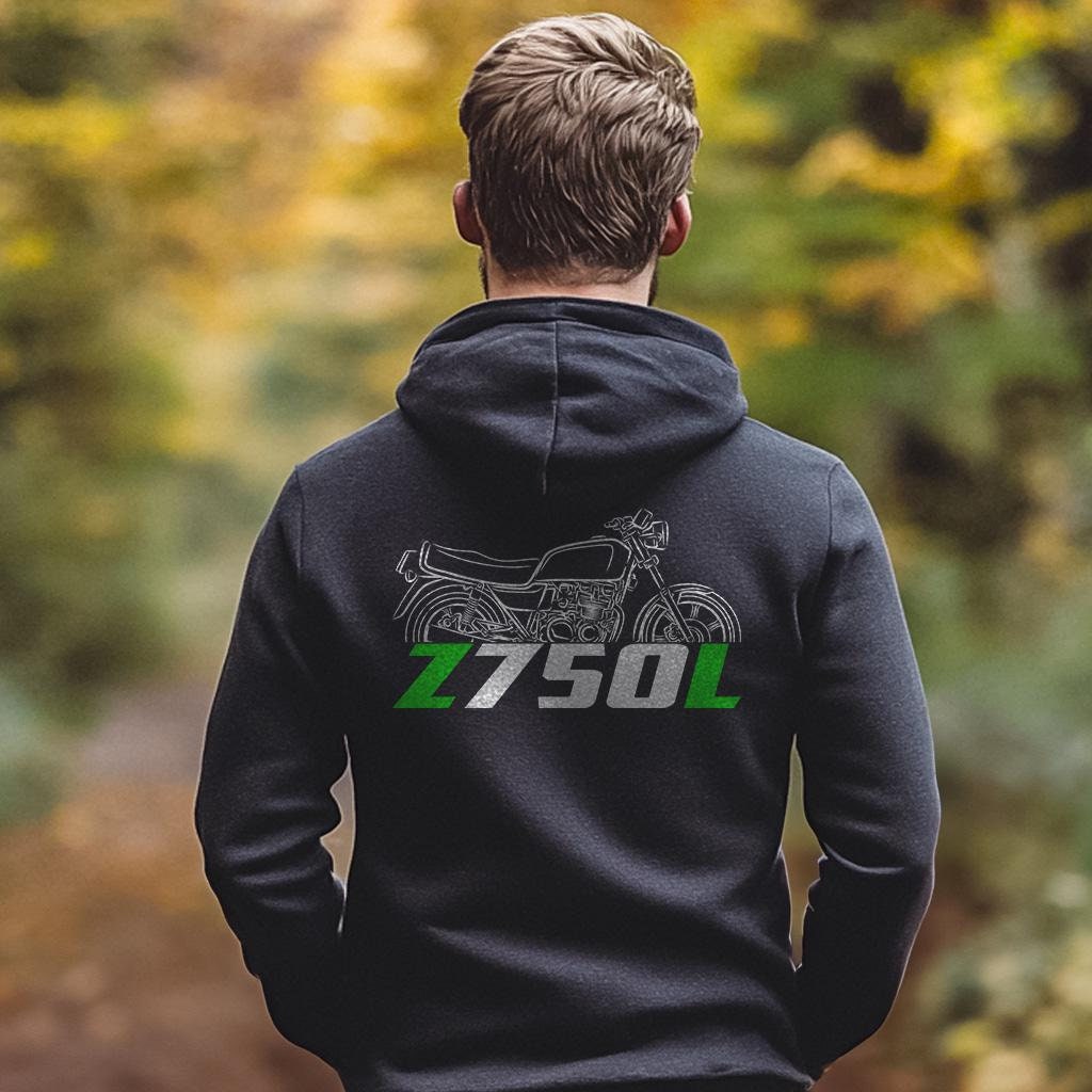 Kawasaki Z750L & KZ750L 1981-1982 Inspired Hoodie - Motorcycle Sweatshirt for Riders