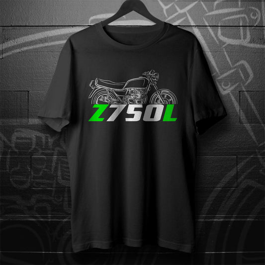 Kawasaki Z750L & KZ750L 1981-1982 Inspired T-Shirt - Motorcycle Tee Shirt for Riders